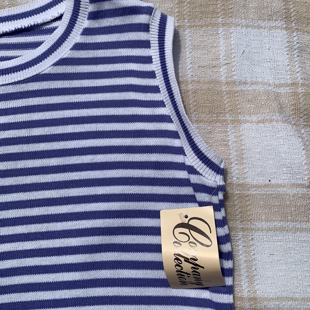 NWT Vintage Company Collection Sweater Tank Top - Picture 4 of 5